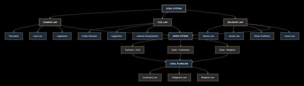 Legal Systems: A Complete Guide to Common Law, Civil Law, Mixed and Religious Legal Traditions