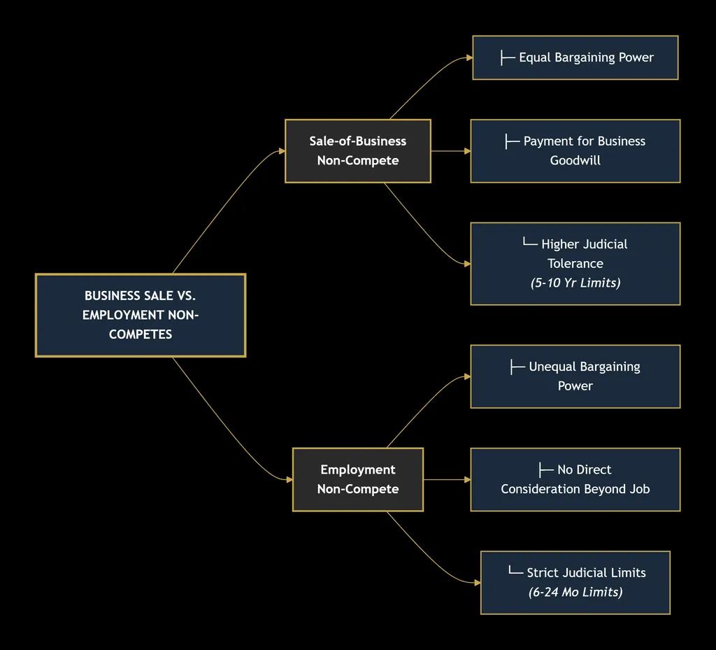 Enforceability of Non-Compete Clauses: Geographic, Temporal, and Scope Limits